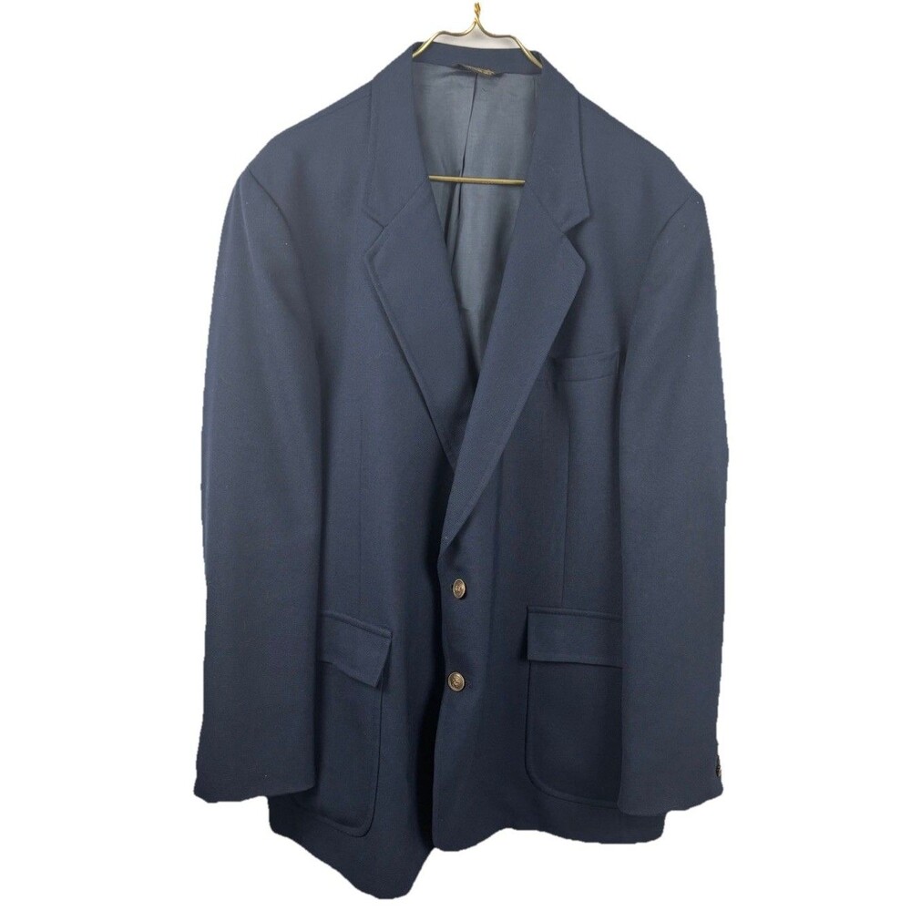 VTG JJ COCHRAN SPORT COAT BLAZER Blue Size 48L